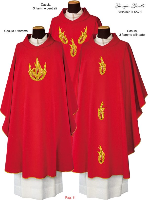 Casule con fiamme