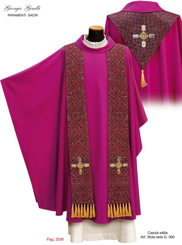 Casula stola seta grezza G.300